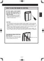 Preview for 19 page of Sharp CV-10MH Installation And Operation Manual