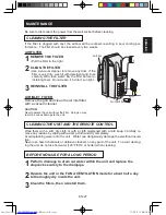 Предварительный просмотр 29 страницы Sharp CV-2P10SC Installation And Operation Manual