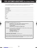 Preview for 4 page of Sharp CV-2P13SX Installation And Operation Manual