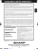 Предварительный просмотр 5 страницы Sharp CV-2P13SX Installation And Operation Manual