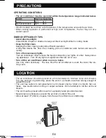 Preview for 8 page of Sharp CV-2P13SX Installation And Operation Manual