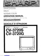 Sharp CV-3720G Operation Manual предпросмотр