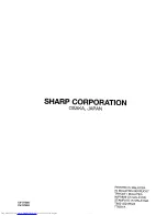 Preview for 72 page of Sharp CV-3720G Operation Manual