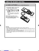 Предварительный просмотр 8 страницы Sharp CV-P09FR Installation And Operation Manual