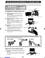 Предварительный просмотр 10 страницы Sharp CV-P09FR Installation And Operation Manual