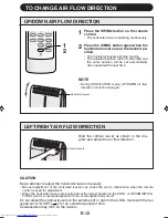 Предварительный просмотр 14 страницы Sharp CV-P09FR Installation And Operation Manual