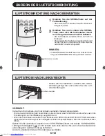 Предварительный просмотр 34 страницы Sharp CV-P09FR Installation And Operation Manual