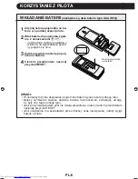 Предварительный просмотр 128 страницы Sharp CV-P09FR Installation And Operation Manual