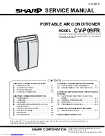 Sharp CV-P09FR Service Manual preview