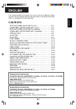 Preview for 3 page of Sharp CV-P10LC Installation And Operation Manual