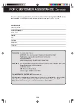 Preview for 6 page of Sharp CV-P10LC Installation And Operation Manual