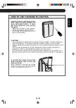 Preview for 21 page of Sharp CV-P10LC Installation And Operation Manual