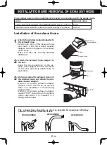 Предварительный просмотр 16 страницы Sharp CV-P10MC Installation And Operation Manual