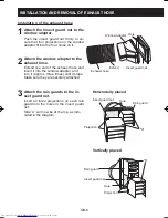 Preview for 8 page of Sharp CV-P10PR Installation And Operation Manual