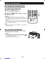 Preview for 14 page of Sharp CV-P10PR Installation And Operation Manual