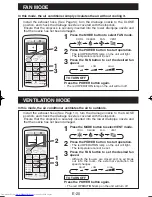 Предварительный просмотр 22 страницы Sharp CV-P10RC Installation And Operation Manual