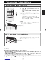 Предварительный просмотр 23 страницы Sharp CV-P10RC Installation And Operation Manual