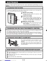 Предварительный просмотр 30 страницы Sharp CV-P10RC Installation And Operation Manual