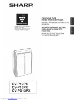 Preview for 1 page of Sharp CV-P13PX Installation And Operation Manual