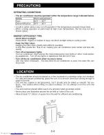 Preview for 7 page of Sharp CV-P13PX Installation And Operation Manual