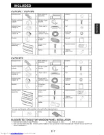 Preview for 8 page of Sharp CV-P13PX Installation And Operation Manual