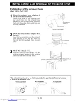 Preview for 19 page of Sharp CV-P13PX Installation And Operation Manual