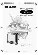 Sharp CX51HF3 Operation Manual preview