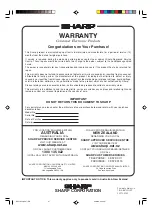 Preview for 28 page of Sharp CX51HF3 Operation Manual