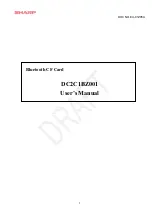 Sharp DC2C1BZ001 User Manual preview