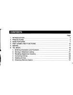 Preview for 3 page of Sharp Dial Master 100 EL-6230 Operation Manual