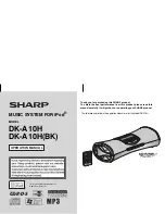 Sharp DK-A10BK Operation Manual preview