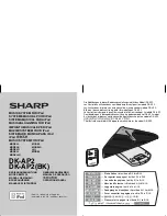 Sharp DK-AP2 Operation Manual preview