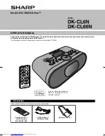 Sharp DK-CL66N Operation Manual preview