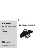 Sharp DK-V2 Operation Manual preview