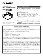 Предварительный просмотр 1 страницы Sharp DL-HB9JP8 Installation Instructions