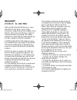 Предварительный просмотр 4 страницы Sharp DL-L08A1900A Operation Manual