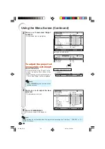 Предварительный просмотр 41 страницы Sharp DT 100 - WVGA DLP Projector Operation Manual