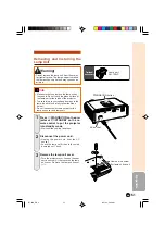 Предварительный просмотр 52 страницы Sharp DT 100 - WVGA DLP Projector Operation Manual