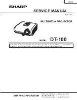 Sharp DT-100 Service Manual предпросмотр