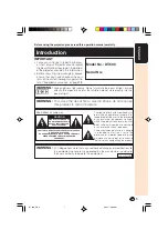 Предварительный просмотр 2 страницы Sharp DT 500 - WXGA DLP Projector Operation Manual