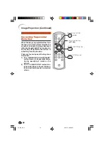 Предварительный просмотр 33 страницы Sharp DT 500 - WXGA DLP Projector Operation Manual