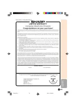 Предварительный просмотр 66 страницы Sharp DT 500 - WXGA DLP Projector Operation Manual