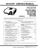 Sharp DT-510 Service Manual preview