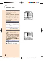 Предварительный просмотр 47 страницы Sharp DT300 - DLP Projector - 700 ANSI Lumens Operation Manual