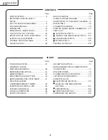 Предварительный просмотр 2 страницы Sharp DT300 - DLP Projector - 700 ANSI Lumens Service Manual