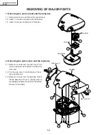 Предварительный просмотр 14 страницы Sharp DT300 - DLP Projector - 700 ANSI Lumens Service Manual