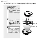 Предварительный просмотр 52 страницы Sharp DT300 - DLP Projector - 700 ANSI Lumens Service Manual