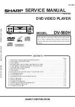 Preview for 68 page of Sharp DV-500D Technical Manual