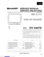 Sharp DV-5407S Service Manual preview