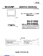 Sharp DV-5460S Service Manual preview